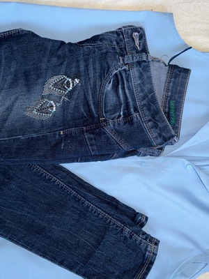 Benetton jeans fitted like new