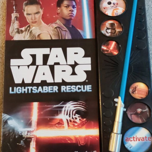 Star Wars Lightsaber Rescue book like new, English