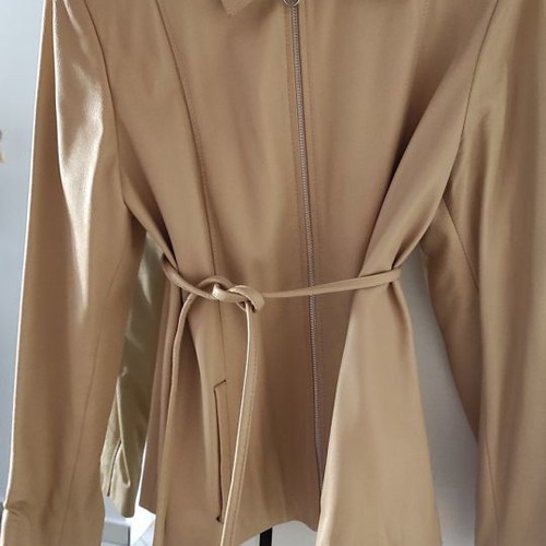 Gianni Italia leather jacket like new, size M, beige