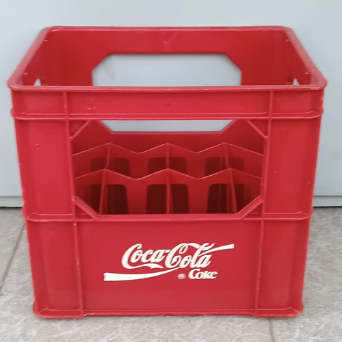 Coca Cola plastic crate vintage used