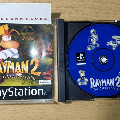 Rayman 2 PS1 game like new, complete with case damage