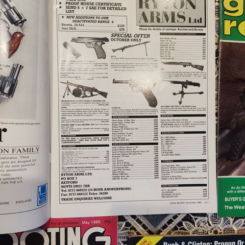 Vintage Guns Review & Shooting Magazine collection, 5 issues