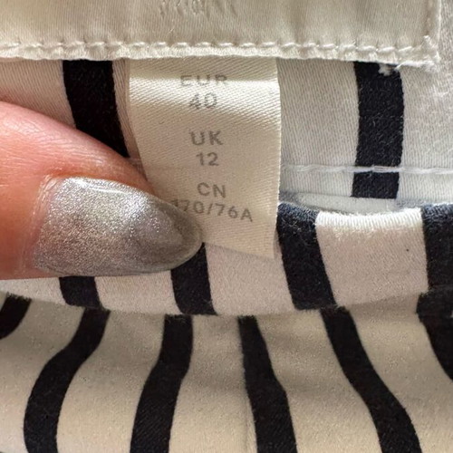 H&M striped pants like new, stylish