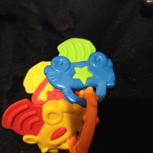 Fisher Price activity zebra and teething keys like new