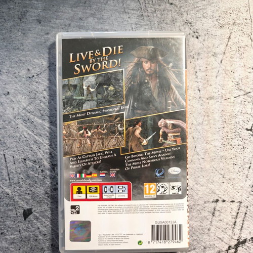 PSP Pirates of the Caribbean game used