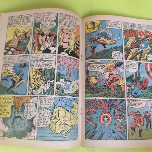 Captain America 7 comic book used, Marvel Comics Group
