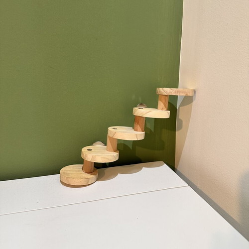 Wooden ladder perch for bird cage like new