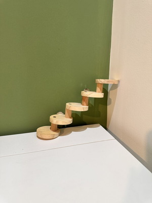 Wooden ladder perch for bird cage like new