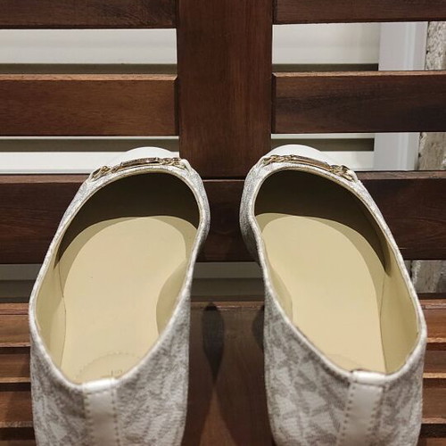Michael Kors ballerinas like new, size 36.5, white with logo design