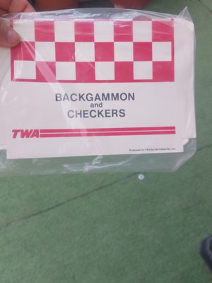 Игра Backgammon and Checkers, TWA, рядка, нова