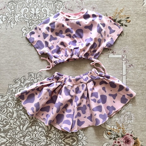 Mirabelle KidsCollection girls' set size 3-4 like new, pink and purple