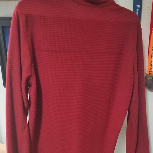 Decathlon Quechua hiking jacket used, red, size S