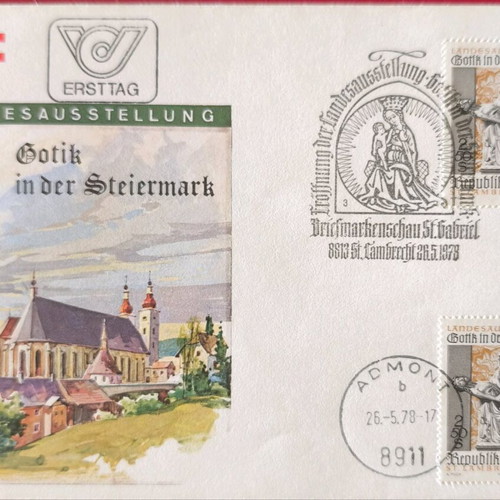 Gothic Gotik In Der Steiermark 1978 Stamp Set like new