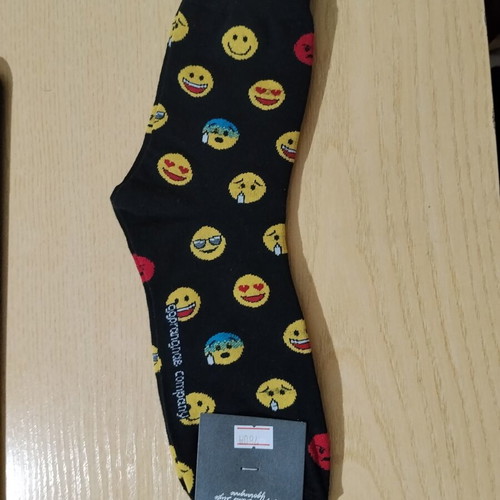 Socks new with emoji pattern