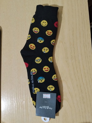 Socks new with emoji pattern