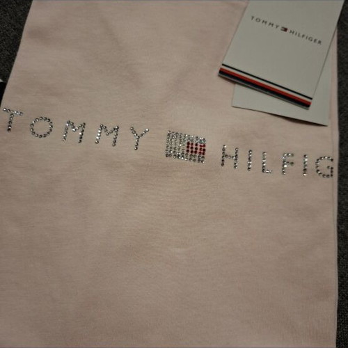 Tommy Hilfiger set skirt and blouse new, size XS, black and pink