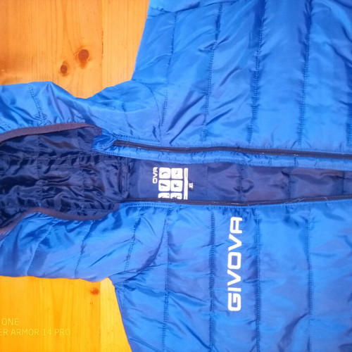 Givova sports jacket XL used, blue