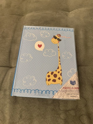 Photo album for baby boy, like new