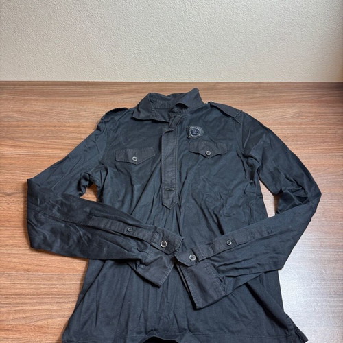 Energie Gold shirt size M black 100% cotton like new