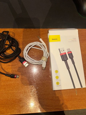 Baseus Type C charger and extra one free, new