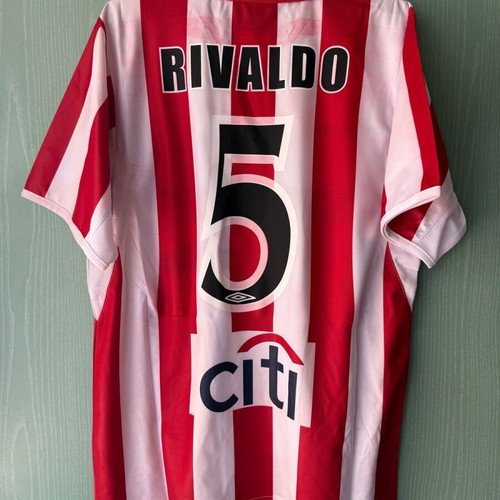 Rivaldo Olympiacos jersey like new, medium-large size