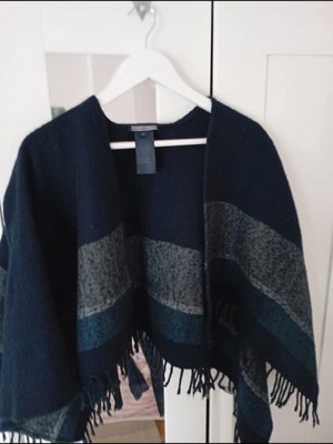 Tommy Hilfiger women's poncho like new, blue and gray