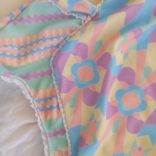Paolita one-piece swimsuit like new, pastel colors, size M
