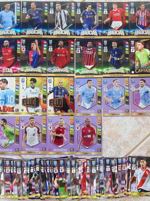 Panini Adrenalyn 2025 cards, 29 Special & 59 Base, lot 88