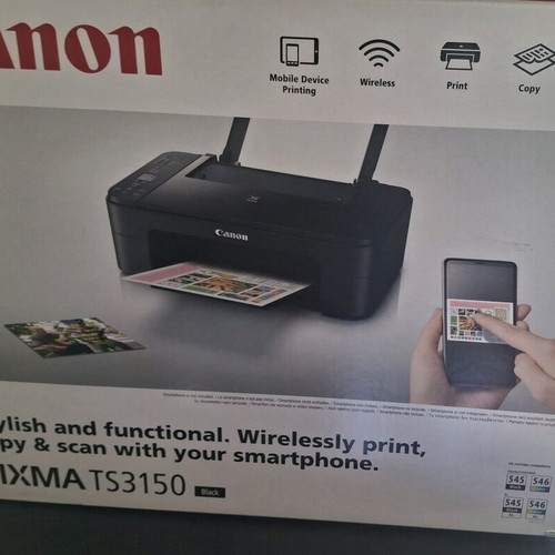 Canon Pixma TS3150 Color Inkjet All-in-One Like New with WiFi and Mobile Print