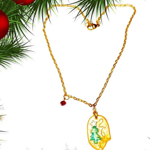 Handmade necklace Gouri 2026 gold new with pendant