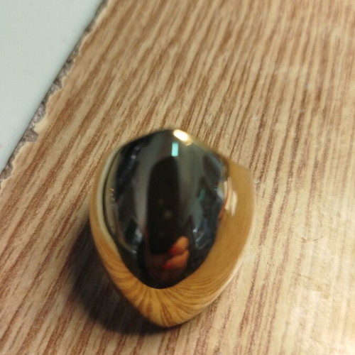 Women's ring No62 new, stainless steel, gold plated