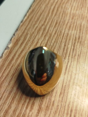 Women's ring No62 new, stainless steel, gold plated