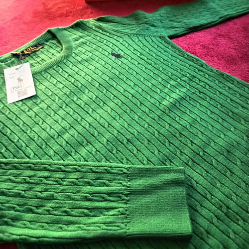 Ralph Lauren Knit Polo Size L New With Tags Green