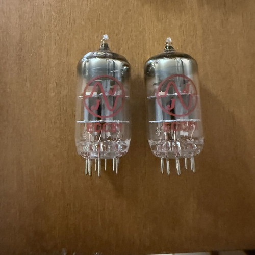 Ecc81 Vacuum Tubes Like New, 2 TAD and 2 JJ Matched Pairs