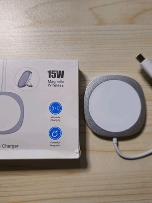 Ασύρματος φορτιστής MagSafe καινούργιος 15W με USB-C καλώδιο