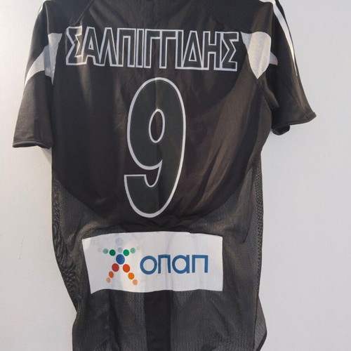 PAOK Adidas Home 2004-05 Authentic Climacool Jersey Salpingidis 9 new