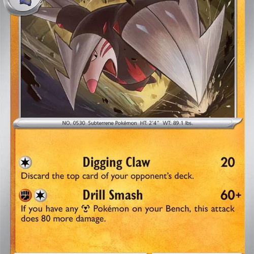 Excadrill collectible Pokemon card new