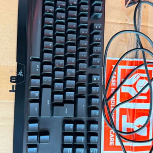 Razer Mechanical RGB Blackwidow gaming keyboard used