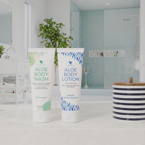 Aloe Body Wash and Aloe Body Lotion new, offer