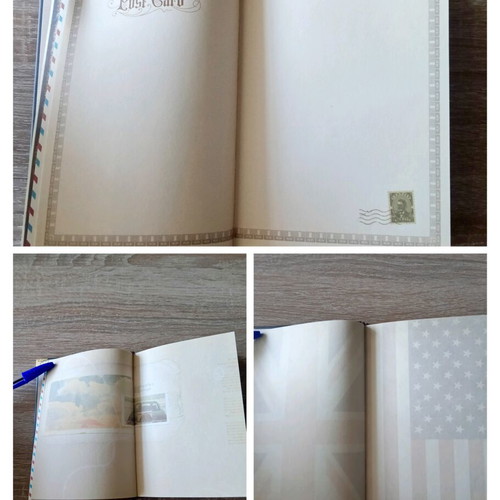 Vintage Retro A6 Notebook with Hard Cover and Metal Corners