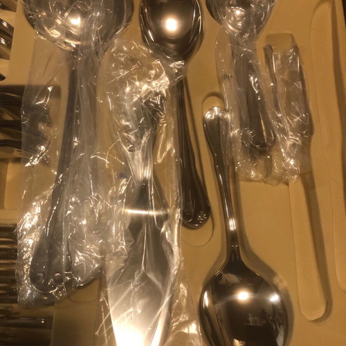 WMF cutlery set new, 86 pieces stainless steel