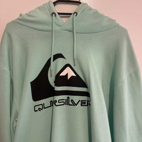 Quicksilver hoodie new, turquoise, size XL