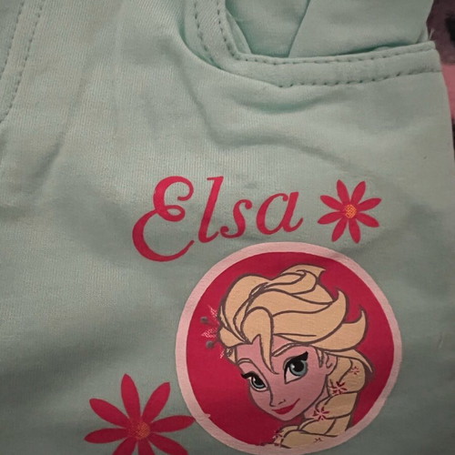 Σετ Elsa Frozen μπλούζα και σορτς καινούργιο, πολύχρωμο