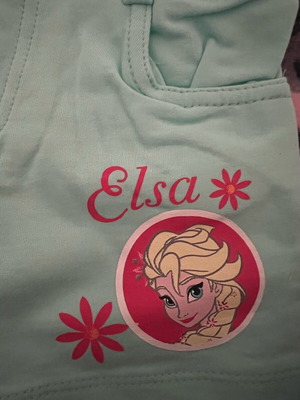 Σετ Elsa Frozen μπλούζα και σορτς καινούργιο, πολύχρωμο