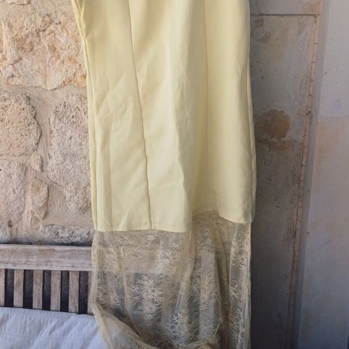 Room-B Lace Dress new, yellow, size M