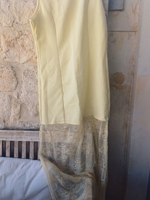 Room-B Lace Dress new, yellow, size M