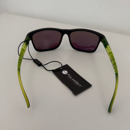 PolarSky polarized sports sunglasses new, blue and green