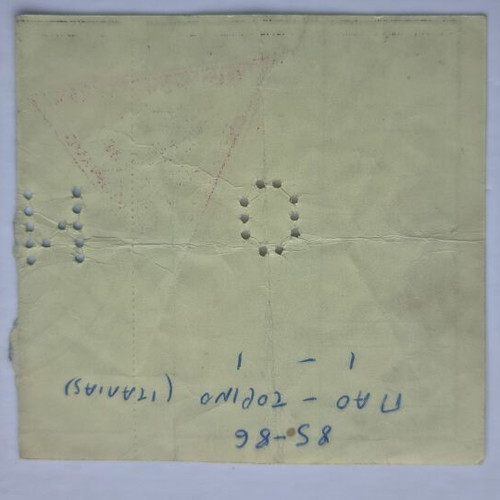 Panathinaikos - Torino 1985 UEFA Cup football ticket