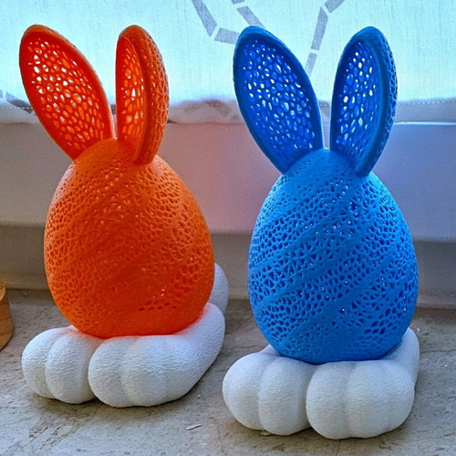 Easter Bunny Egg Lamp like new