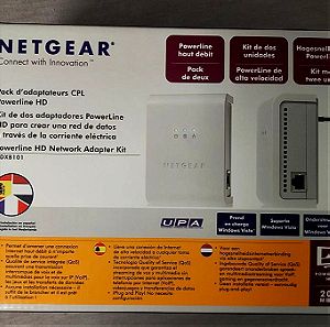 NETGEAR HDX101 - Powerline HD Ethernet Adapter, σετ 2 τεμ ***ΝΕΑ ΤΙΜΗ***
